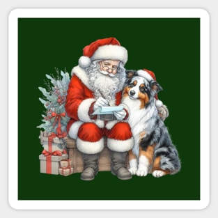 Making a List - Australian Shepherd Sticker